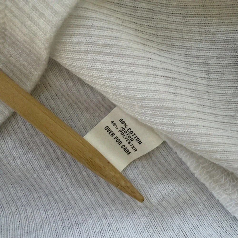 Y2K Vintage Abercrombie Babydoll V Neck Ribbed T Elena Gilbert Bella Swan - Picture 11 of 15